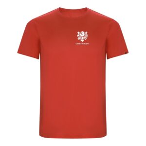 Tričko sport České Ragby (3s) - červené