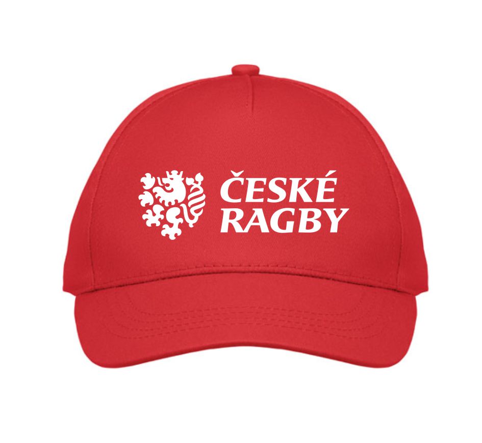 Kšiltovka České Ragby (2) dětská - červená